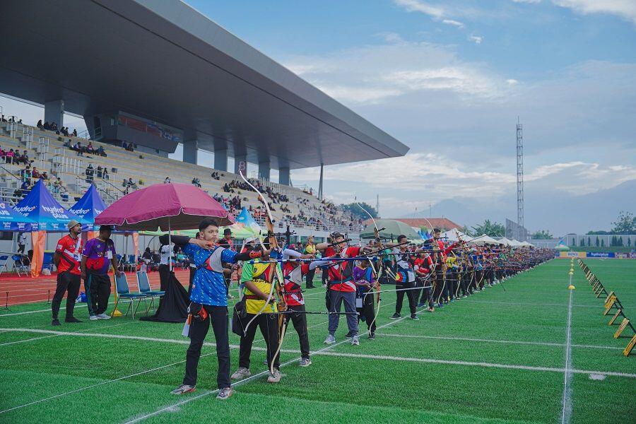 Atlet panahan junior di Milklife Archery Challenge Kejurnas Junior 2025. (Milklife)