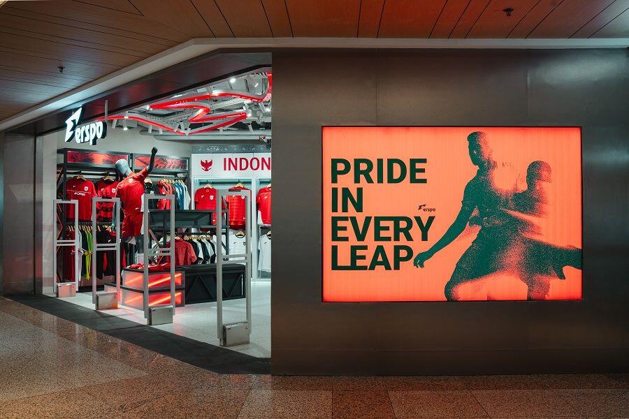 Erspo Concept Store di Plaza Blok M, Jakarta, yang resmi diluncurkan pada 30 Juli 2025. (Media Erspo)