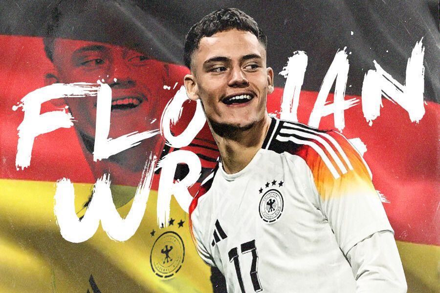Pemain muda Timnas Jerman, Florian Writz. (Jovi Arnanda/Skor.id).