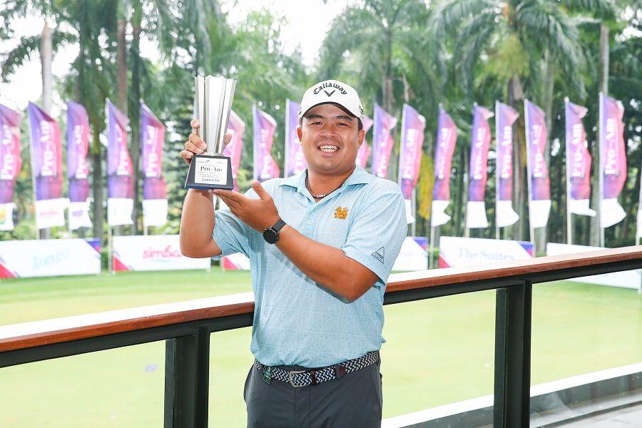 Pegolf asal Thailand, Nopparat Panichphol, menjuarai nomor individual The Indonesia Pro-Am 2025 di Gunung Geulis Country Club, Bogor, pada 12 September 2025. (Istimewa)