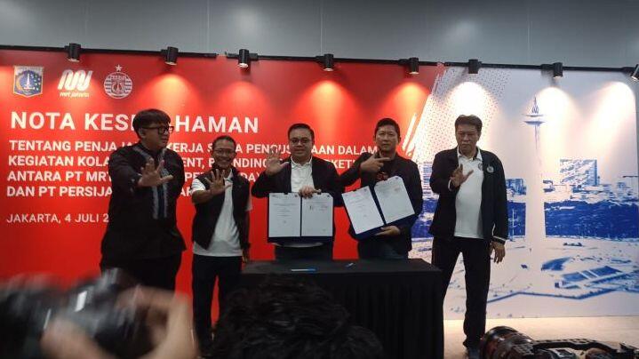 Persija Kerja Sama dengan MRT Jakarta.