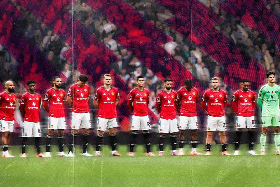 Skuad Manchester United era Ruben Amorim di musim 2025-2026. (Grafis: Kevin Bagus Prinusa/Skor.id).