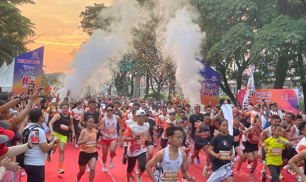 Penyelenggaraan Notarace 2025 sebagai perayaan ulang tahun Ikatan Notaris Indonesia di kawasan CFD Kota Summarecon Bekasi, Kota Bekasi, 13 Juli 2025. (Taufani Rahmanda/Skor.id)