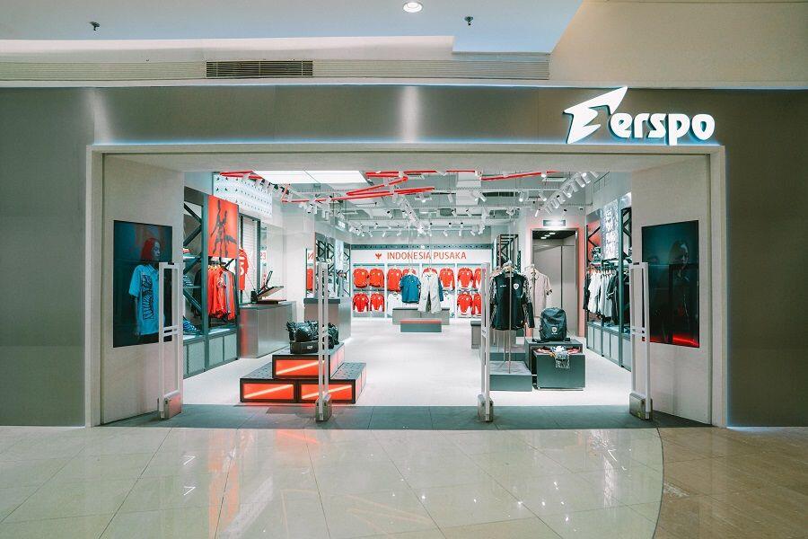 Erspo Concept Store kelima yang berada di Lantai 1, Unit 1-07 TSM Makassar, Makassar, yang resmi dibuka pada akhir September 2025. (Erspo)
