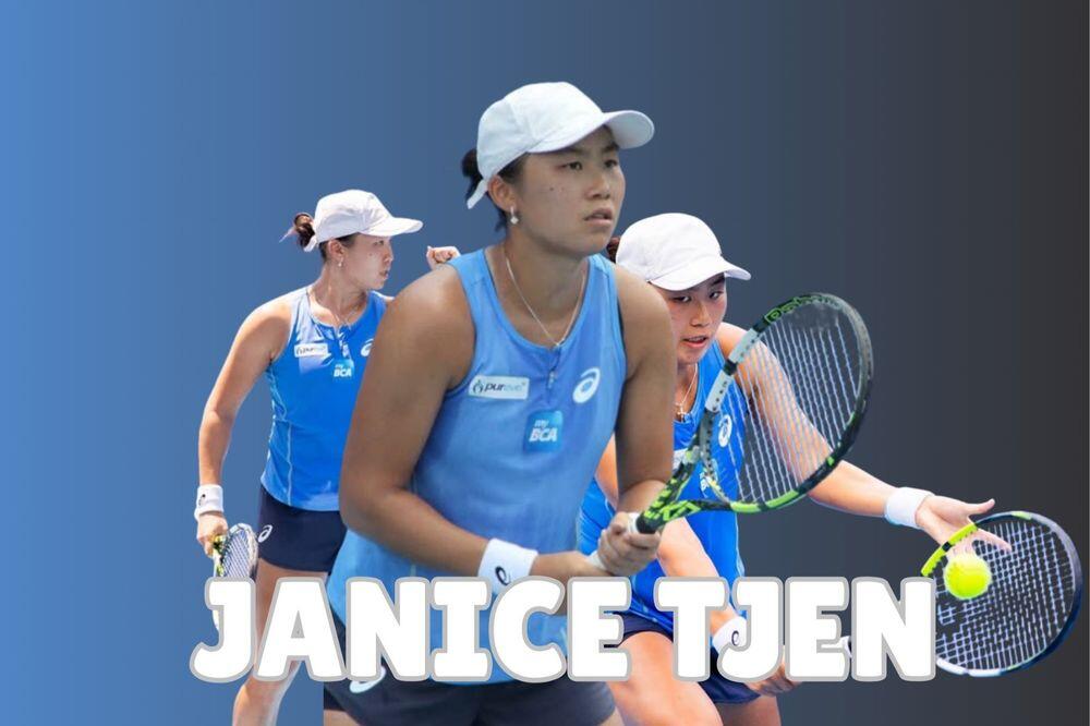Petenis Putri Indonesia Janice Tjen. (Grafis: Skor.id)