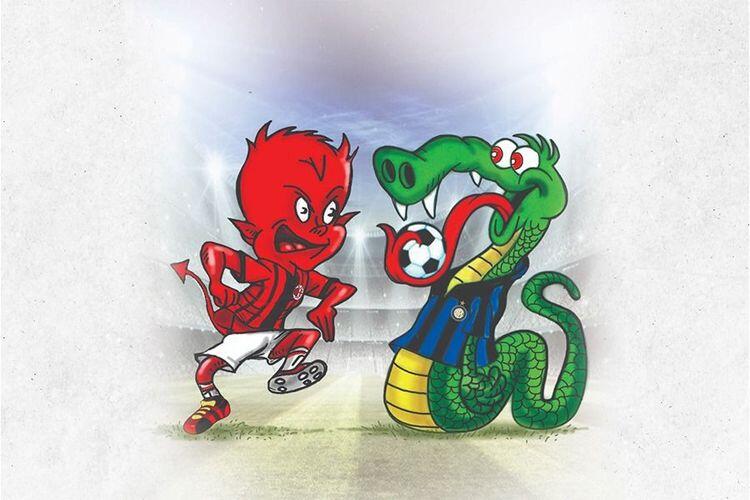 Laga AC Milan vs Inter Milan tak jarang diwarnai drama di dalam dan luar lapangan. (Grafis: Skor.id)