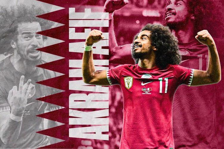 Tim terburuk Piala Dunia, itulah titel yang pernah disandang Qatar empat tahun lalu. Kini berubah. (Grafis Skor.id) Sumber:
