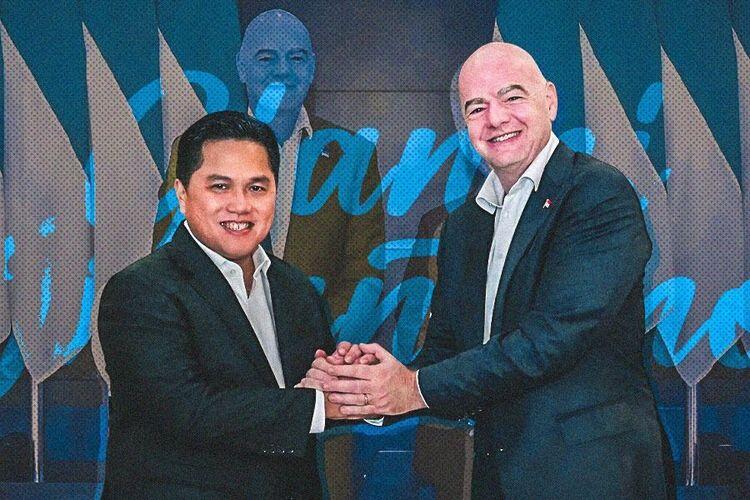 Suporter Garis Keras Timnas Indonesia Meninggal Dunia, Gianni Infantino dan Erick Thohir Berduka Sumber: