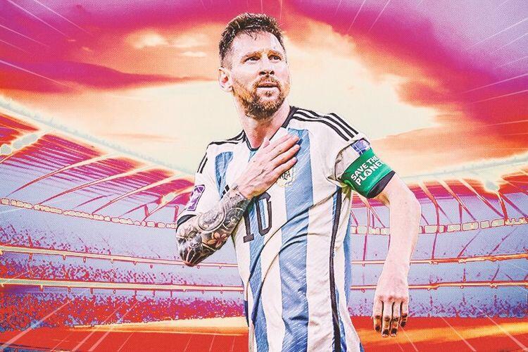 Lionel Messi pernah pensiun dari Timnas Argentina, tetapi kembali lagi. Mari membandingkan prestasinya. (Grafis Skor.id) Sumber: