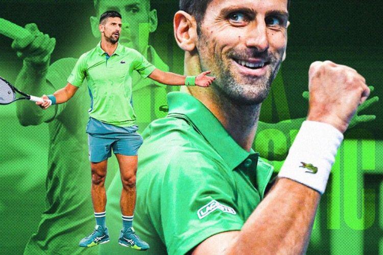 Petenis tunggal putra asal Serbia, Novak Djokovic. Sumber: Skor.id