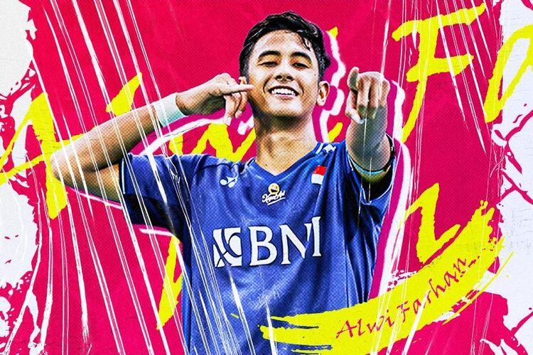 Pebulu tangkis tunggal putra Indonesia, Alwi Farhan. Sumber: Rahmat Ari Hidayat/Skor.id