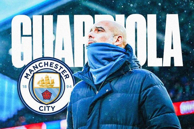 Pep Guardiola punya rekor mengesankan bersama Manchester City di Piala Liga Inggris. Sumber:Grafis: Dede Sopatal Mauladi/Skor.id