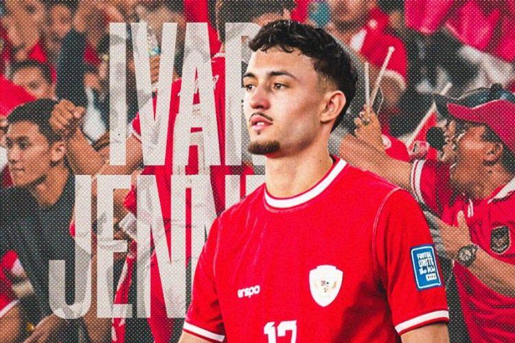Gelandang Timnas Indonesia, Ivar Jenner. Sumber: Skor.id
