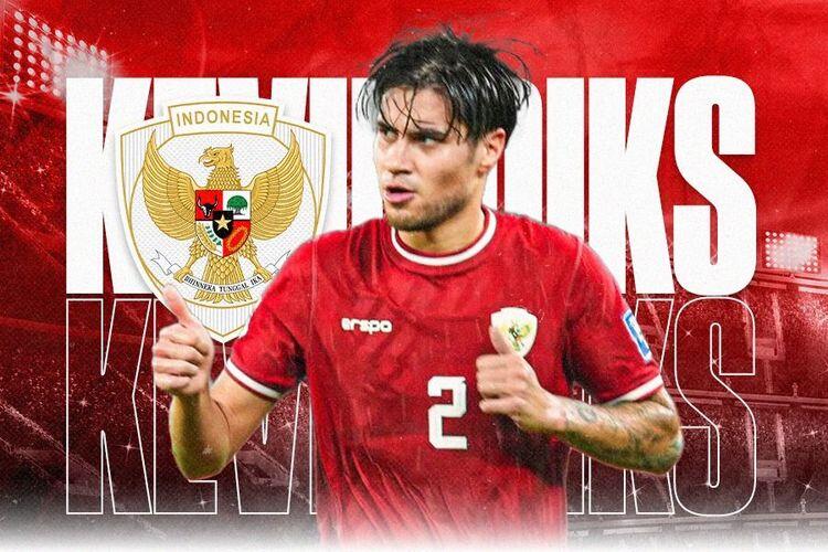 Pemain Timnas Indonesia, Kevin Diks. (Grafis: Dede Sopatal Mauladi/Skor.id)