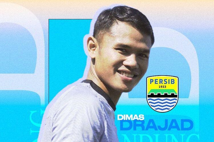 Dimas Drajad resmi berpisah dengan Persib Bandung. (Foto: Dok. Persib/Grafis: Skor.id)