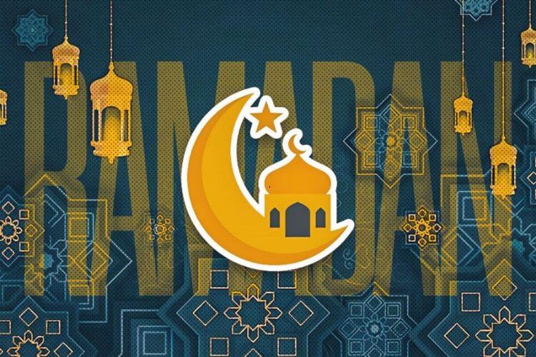 Ilustrasi bulan Ramadan atau bulan puasa. (Grafis: Hendy Andika/Skor.id)