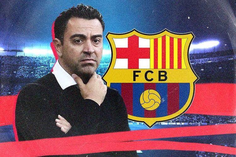 Eks pemain dan pelatih Barcelona, Xavi Hernandez. (Grafis: Jovi Arnanda/Skor.id)