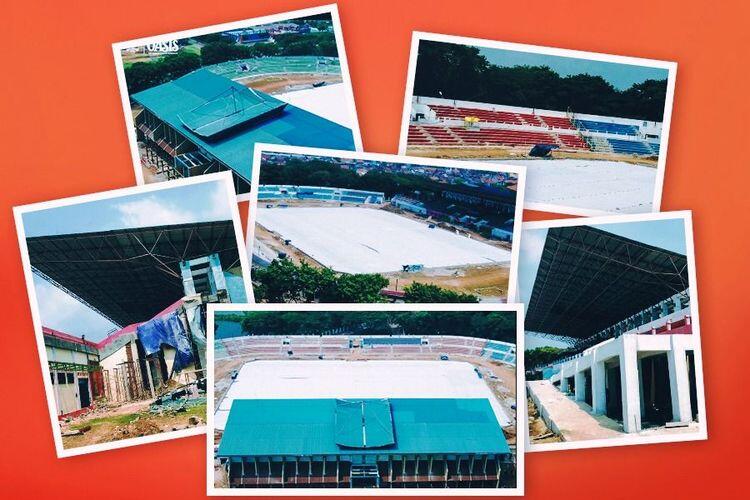 Stadion Gelora Bumi Kartini, kandang Persijap, saat renovasi. (Grafis Skor.id)