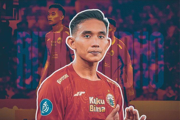 Bek sekaligus kapten tim Persija Jakarta, Rizky Ridho. (Grafis: Hendy Andika/Skor.id)