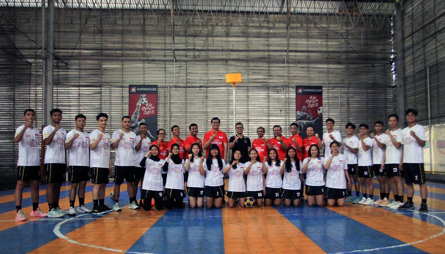 Timnas korfball Indonesia yang akan tampil pada Piala Asia Korfball 2025 atau IKF Korfball Asia Cup 2025 di Malaysia, Desember 2025. (Media Korfball DKI Jakarta)