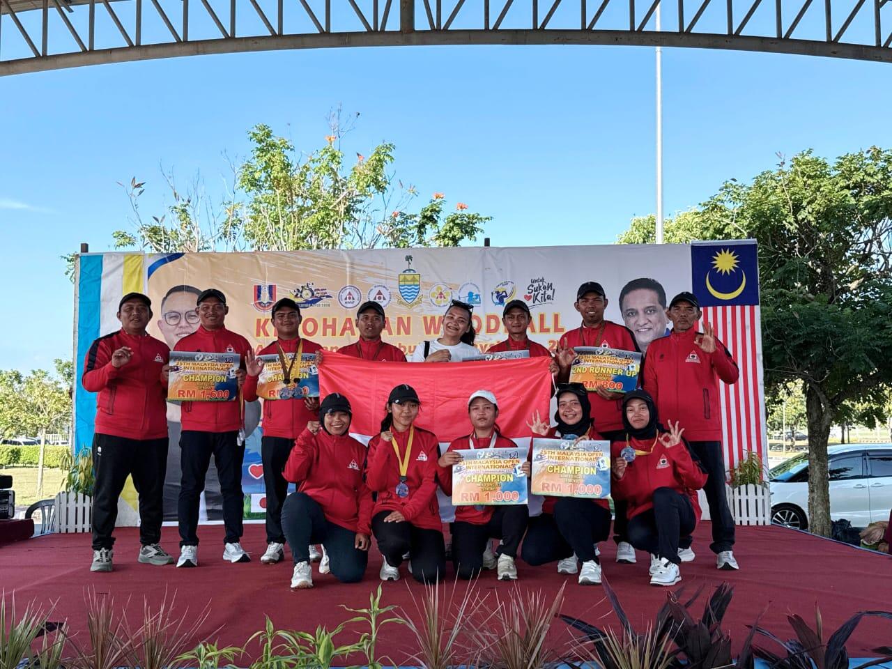 tim woodball indonesia juara di malaysia